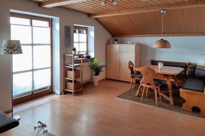 Essbereich im Wohnzimmer